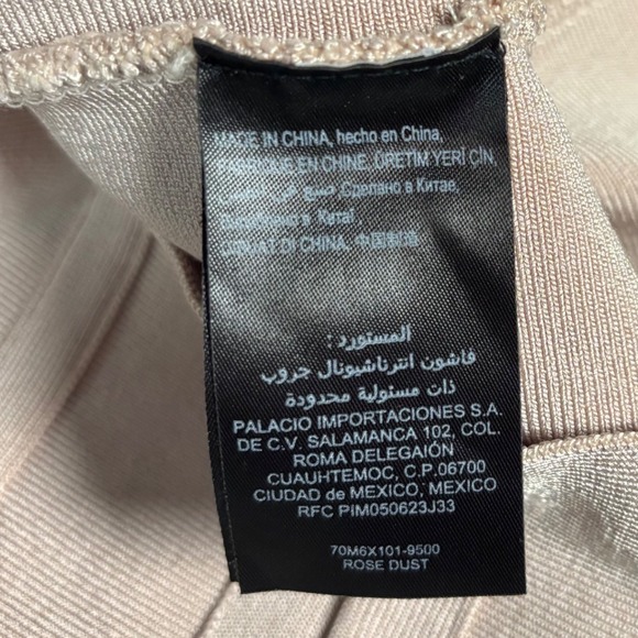 Bebe Rose Dust Bandage V Neck Sleeveless Mini Dress Sz XS Y2K event hoco club - Picture 4 of 7